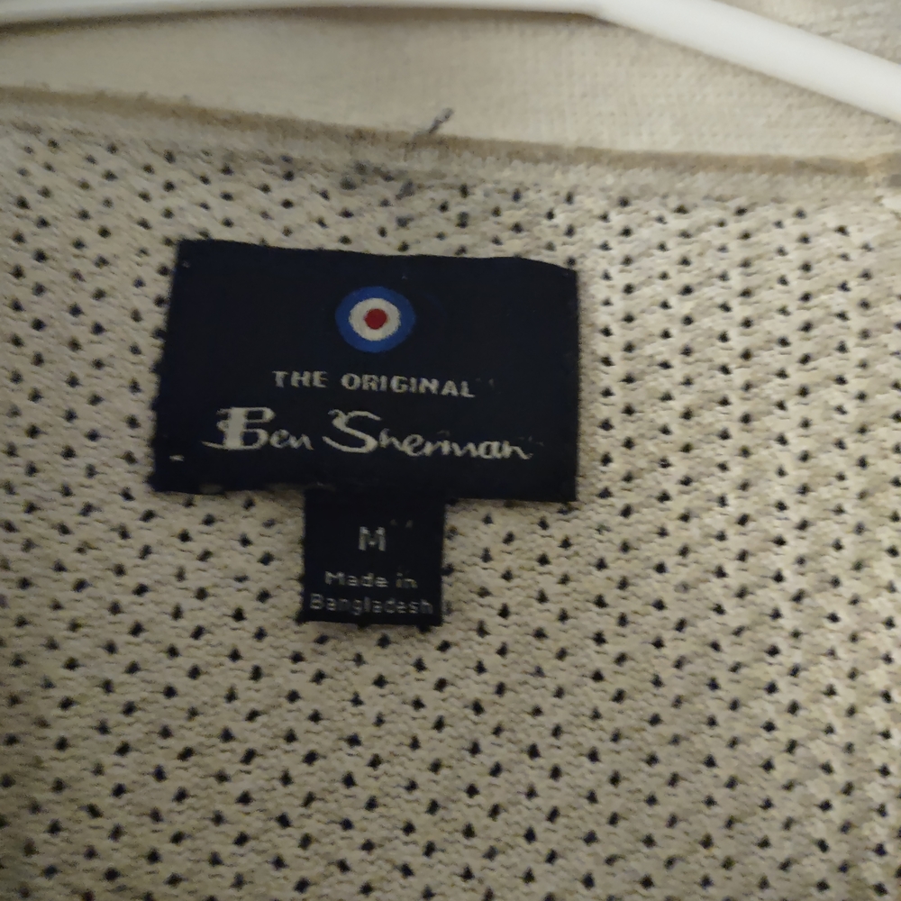 Ben Sherman Off-White Men's Sweater